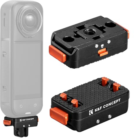 K&F CONCEPT Support Pliable Magnétique à Libération Rapide Compatible avec Insta360 X5, Insta360 Ace Pro, Ace Pro 2