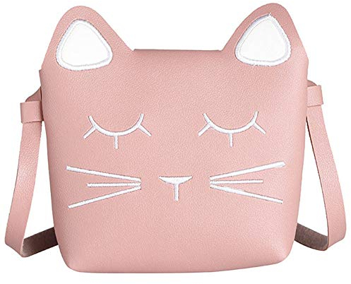 whatUneed Le sac à main de sac à bandoulière des petites filles mignonnes, princesse mini-sacs, sac à bandoulière de corps de croix de chat