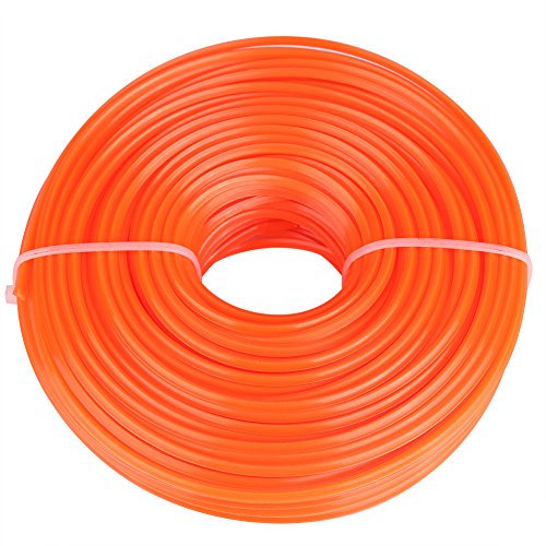 Trimmer da 3mm con Filo di Nylon Treccia di Piombo con Filo Quadrato e Filo Metallico(50m)