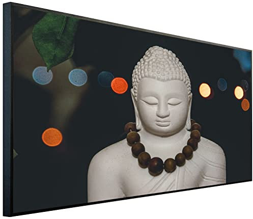 Ecowelle Infrarotheizung mit Bild | 1200 Watt | 60x120 cm | Infrarot Heizung| | Made in Germany| k 197 Buddha