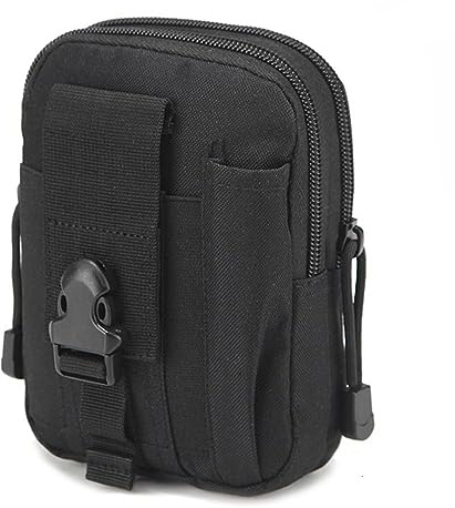 Tactical Molle Pouch Men Belt Waist Bag Compact Outdoor Multipurpose Utility Gadget with Cell Phone Holster Holder for Cycling Running Hiking