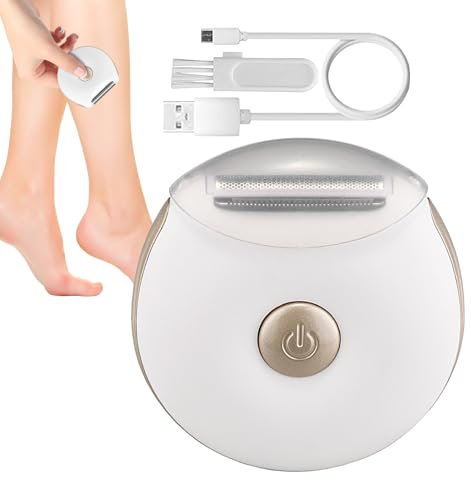 Depilatore Elettrico Donna, Depilatore Elettrico Ricaricabile per Corpo Femminile, Accessorio Bellezza Portatile Per Appuntamenti Viaggi Spiaggia