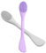 RamPula Silicone Facial Mask Applicator Face Masks Skincare Brush Facial Scrubber Double-Head Lotion Spatula Scoop for Makeup,Foundation,Cream,Lotion,Moisturizer,Gel,Peel,Mud Masks (Purple+Gray)
