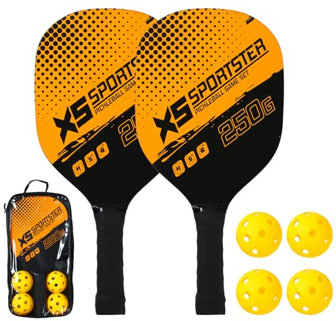 Pickleball Set - Paddle and Ball Set, Padel Racket Paddles, Beach Tennis, Indoor/Outdoor