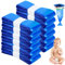 12PCS Recambios Contenedor de Pañales, Bolsa de Relleno para Papelera de Pañales de Bebé, Antiolor y Espesas, Compatible con Tommee Tippee, Angelcare, Sangevic Twist & Click y Litter Locker (Azul)