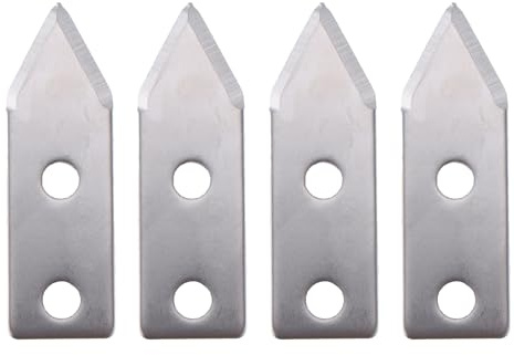 Tinoaly 4 Pezzi Lame di Ricambio per Edlund #1 Apriscatole, Acciaio Inossidabile Commerciale Coltello di Ricambio Apriscatole per Uso Domestico in Cucina