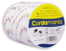 Cordamanía CMDE10CDDZ Cuerda, Blanco, 6 mm