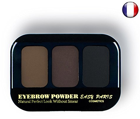 Kit sombras sombra de cejas Polvo crema 4 colores marrón Chatain negro Natural de Naked 4o. Two. o