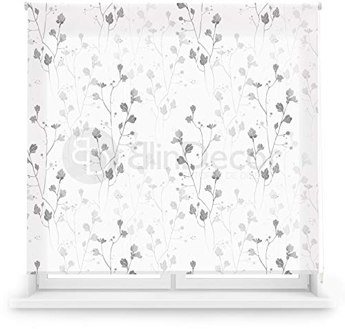 Blindecor Flores | Estor Enrollable Translúcido con Estampado Impresión Digital | Modelo Bloom | 170 x 180 cm (ancho por alto) Tamaño de la Tela 167 x 175 cm | Estores para Ventanas