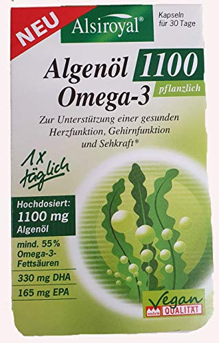Algenöl pflanzlich Omega-3 1100 (46 g)
