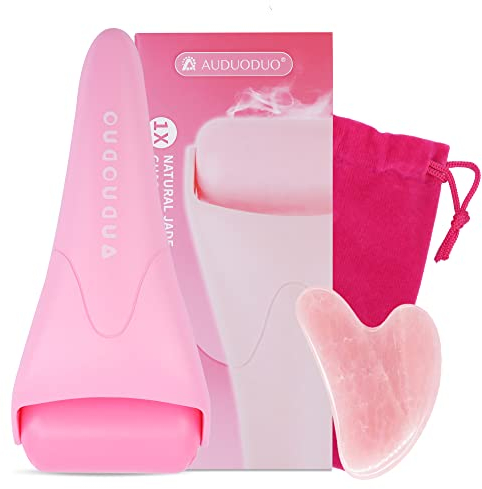 AUDUODUO® Premium Eisroller Kältetherapie für Gesicht und Körper, Gua Sha Gesichtsbehandlung, Anti-Falten-Werkzeug, Spa, Anti-Aging-Massagegerät