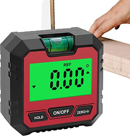 Xiaoxin Digitaler Winkelmesser Box Winkelmesser| Digitaler Neigungsmesser Winkelsucher Magnetfuß für die Holzbearbeitung, für die Holzbearbeitung zu Hause, Baumaschinen