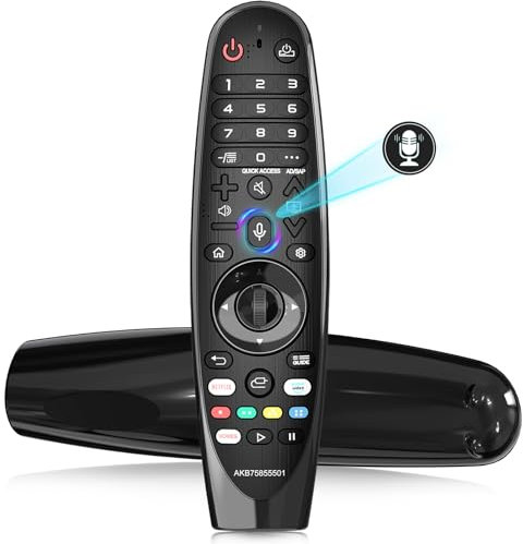 MR20GA Magic Remote Compatible with 2018-2024 LG Smart TVs, Magic Remote Control with Voice and Pointer Function fits for LG Voice Magic Remote Replacement