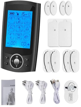 Muskelstimulator för obehagslindring, Elektrisk muskelmassager | Muskelstimulator Pulsmassager | 36 massagelägen Muskelmassager, nervstimulator för helkroppsmassage