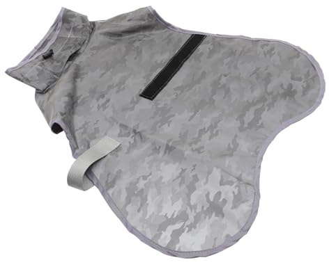 Luxshiny Hundregnjacka Reflekterande Regnkläder för Medelstora och för i Regnigt Väder Camouflage