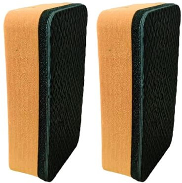 MagiDeal 2 Blocs de Nettoyage pour Voiture, Gants de Lavage en Argile, Serviettes de Nettoyage Auto Professionnelles Multi-usages et résistantes à l'usure, Orange