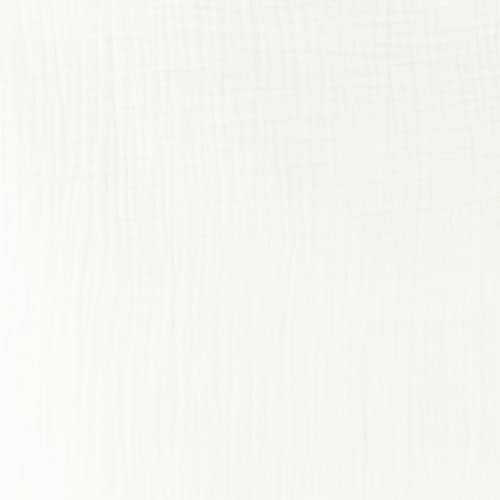 Organic-Musselin-KIM-100% Bio Baumwolle-50 cm Schritte-Meterware (Weiss-288)