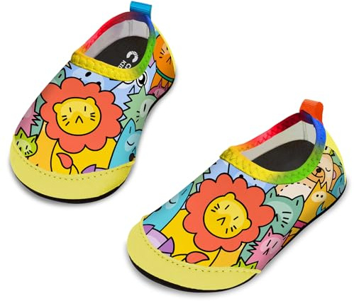 Yorgou Zapatos de Agua para niños y niñas, Zapatos de Playa para niños pequeños, Calcetines acuáticos Descalzos Antideslizantes para Piscina y Playa