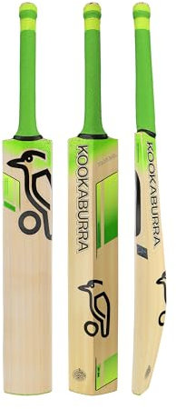 Kookaburra Hat Kahuna 6.5 Cricket Bat Cricketschläger, Lime, Kurzer Griff