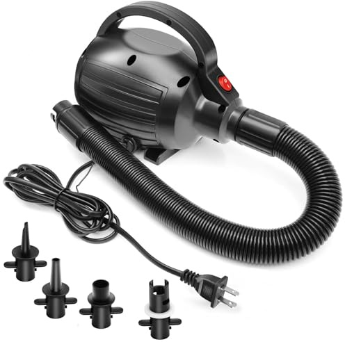 VEBESYET Electric Air Pumps for Inflatables Gymnastics Track Mat Pool Float