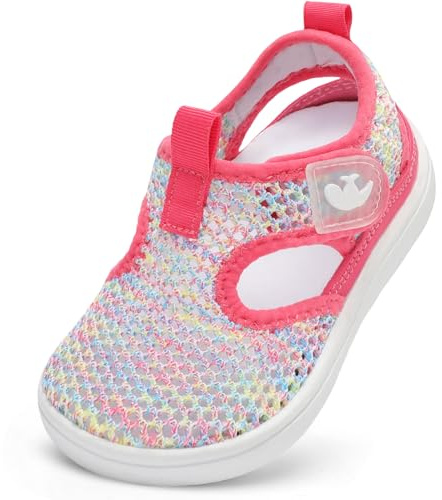 FEETCITY Barefoot Shoes Toddler Water Sandals Wide Kids Summer Sandals Boys Girls Anti-Slip Lightweight Pool Beach Shoes