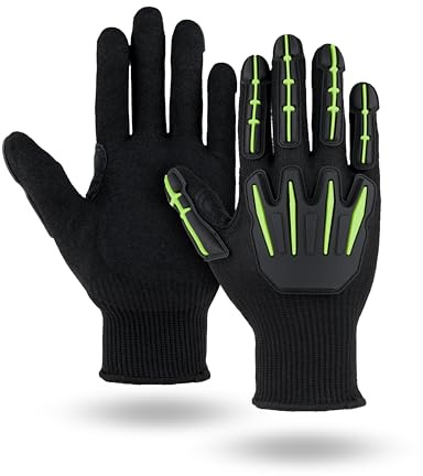 Illinois Glove Company Impact & Cut Resistant A6 Gloves Model 390 (Small) 1 Pair