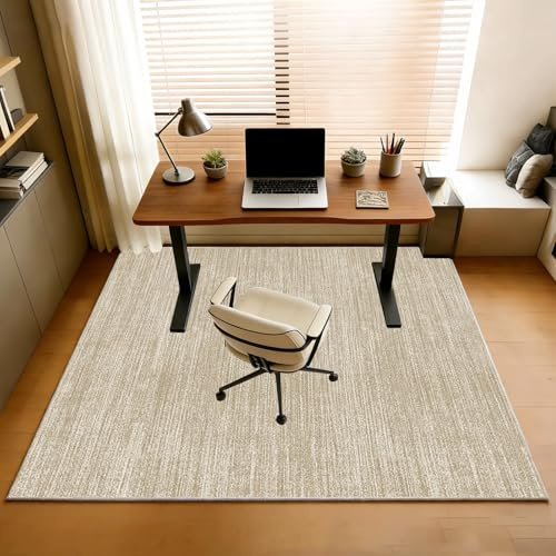 Alfombrilla para Silla de Oficina 120 x 150 cm, Alfombra Silla Oficina Gaming Protector Suelo Silla Ruedas Tapete Protector de Suelo antiarañazos Tapete de Protección de Madera/baldosas Suelos Duros