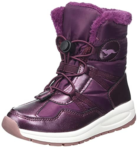 KangaROOS Botas de esquí RTX K-pe para niñas, Dk Berry Dusty Rose, 36 EU