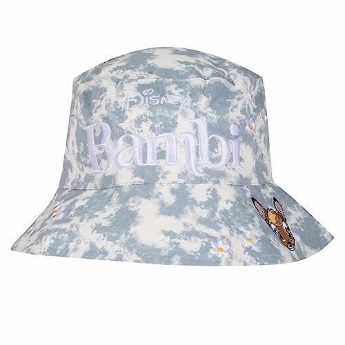 Disney Bambi Bucket Hat | Bambi Hut für Damen, offizielles Lizenzprodukt, Schwarz, Schwarz, Einheitsgröße