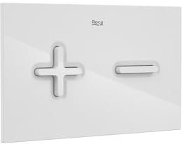 ROCA A890185000 PL6 ONE DUAL Pulsador Placa de Accionamiento Blanco Posterior a 2021