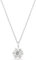 Einzelstück® Halskette mit Mini Sonnen Anhänger I 925 Sterling Silberkette Sonne I 14K Gold I Roségold vergoldet I Silberkette Minimal Sun mit Zirkonia Steinen I Echtschmuck (Minimal Sun Silber)