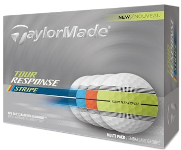 TaylorMade 2025 Golf Tour Response Stripe Multi Golf Balls