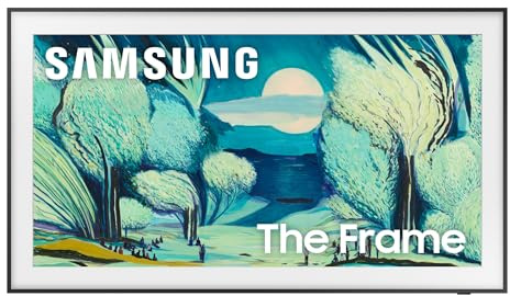Samsung 43-Inch Class The Frame LS03F 4K QLED Smart TV (2025 Model) Slim Fit Wall Mount, Modern Frame Design, NQ4 AI Gen2 Processor, Art Mode, Artful Picture Quality, Samsung Vision AI, Alexa Built-in