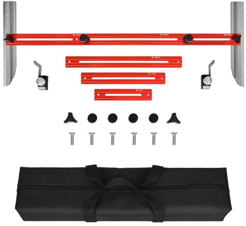 Saker Stair Measuring Tool, Stair Tread Template Tool, Shelf Layout Tool & Stair Tread Template Tool Jig, Stair Tread Measuring Tool Compatible with Many Types of Layout Projects