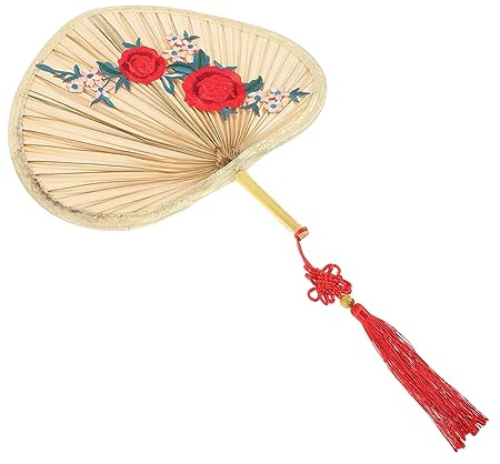 Anneome Abanico Palma Para Abanico De Mano Mano Chino Para Enfriamiento De Verano Actividades Al Aire