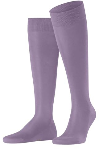 FALKE Tiago M Kh algodón fil d'Écosse sostenible lisos 1 par, Calcetines largos Hombre, Morado Misty Lila 8972, 39-40