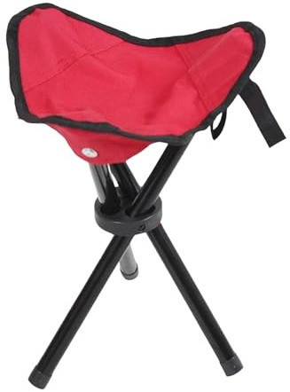 MHADBKH Taburete trípode para senderismo, camping, pesca, playa, barbacoa, viajes, actividades al aire libre, silla portátil de 3 patas, asiento plegable, asiento de camping y pesca