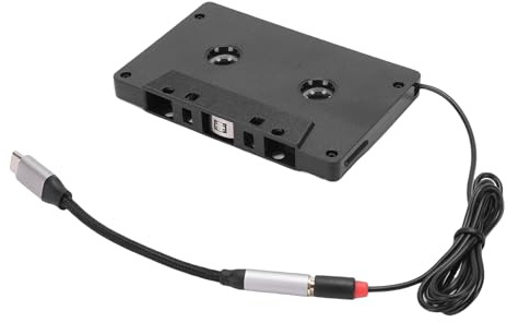 Horett Adattatore per Cassetta da Auto Ad Alte Prestazioni per Telefoni e Tablet con Connessione AUX da 3,5 Mm Durevole 1 M