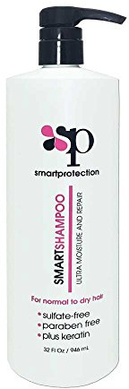 Ultra Moisture Shampoo Sulfate and Paraben Free 32oz for Keratin Treated Hair by Smart Protection