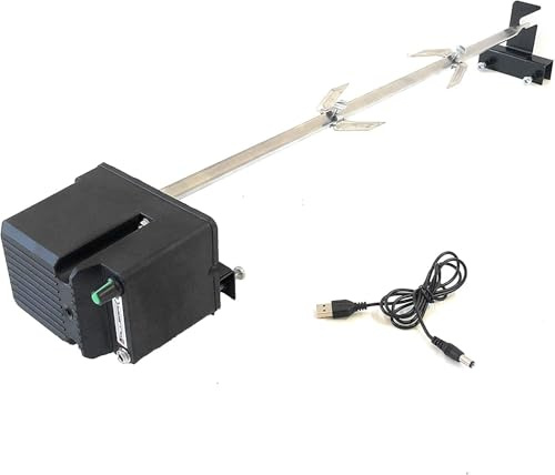 ALLEGRI Girarrosto Per barbecue TEPRO - DARDUGA -Alimentazione Usb REGOLAZIONE DI VELOCITA' -Spiedo e forche inox - SPINA USB NON INCLUSA Portata max 12 KG GARANZIA 2 ANNI
