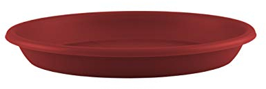 ARTEVASI Soucoupe Ronde 40CM Rouge FONCÉ