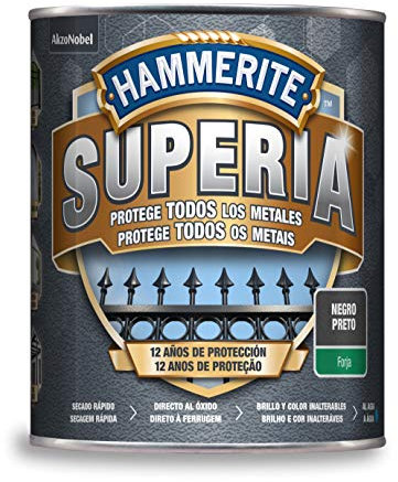 Esmalte para metales forja Negro 750 ml