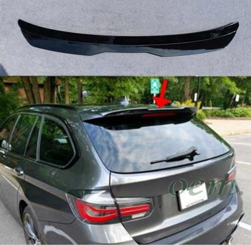 Spoiler sul tetto posteriore dell'ala del bagagliaio dell'auto in plastica ABS per BMW 3 F31 M-PACK FACELIFT Serie 3 Touring 2012-2018