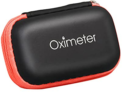 YANGLY Fingerspitzen-Pulsoximeter-Tragetasche, stoßfeste, schützende Reise-Aufbewahrungstasche