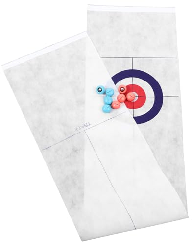 MILISTEN 1 Satz Tisch-Curling-Set Lockenstab Outdoor-Spielset spielzeuge Outdoor-Spielzeug für Kinder Kinder-Curling-Spiel, Plastikspielzeug Puzzle Eisstockschießen Mädchen