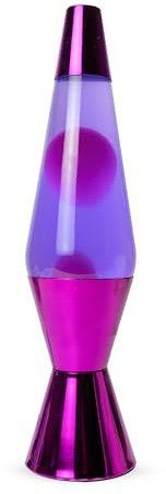 RED5 Purple Molten Lava Lamp Energy Efficient Ecodesign Liquid Wax Mood Light