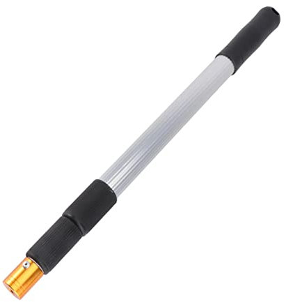 ROMISBABA Telescoping Aluminum Alloy Fruit Picker with Roller Brush for Outdoor Nut Gathering, 3-section Extendable Pole Portable Walnuts Harvester Tool