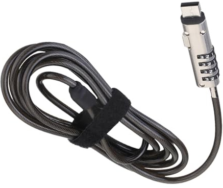 HEALSOPTHY Verrou USB pour Ordinateur Portable, Sécurité Numérique par Mot de Passe, Design Compact et Rotatif 360°, Protection Antivol Pratique pour Usage Quotidien, Compatible PC Portable,