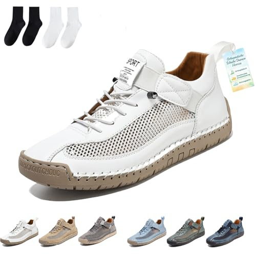 Ortopediska skor för kvinnor, män, bekväma & tryckavlastning, ortopediska sneakers, nät lätta sommarsandaler