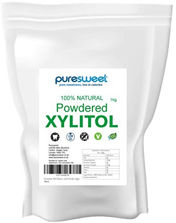 Puresweet® Xylitol Powder 1kg, Icing Sugar Alternative, Non GMO, Quick to Dissolve, Tooth Friendly, Vegan.